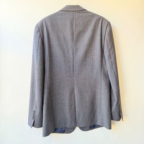 Brooks Brothers Regent Fit gingham Plaid Wool Blend Sport Coat Size 42L - Picture 3 of 12